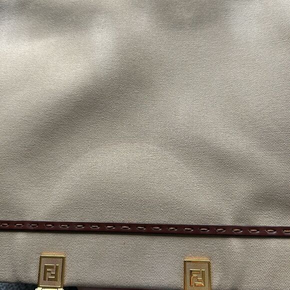 Fendi Sunshine Shopper Tote Canvas Medium Brown - Picture 5 of 6